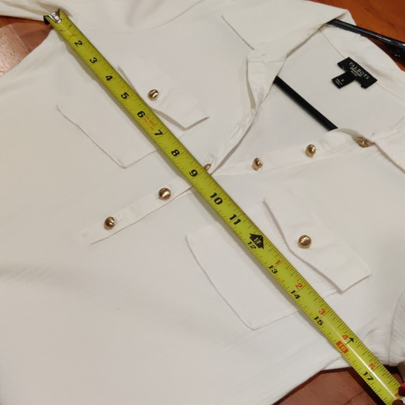 White blouse by TALBOTS - Picture 5 of 6